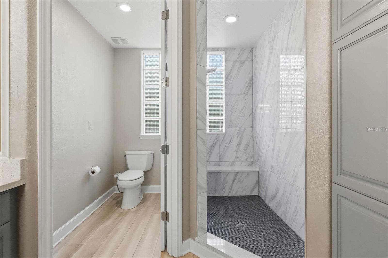 Separate water closet with door in primary bathroom - 7946 TYBEE CT, UNIVERSITY PARK
