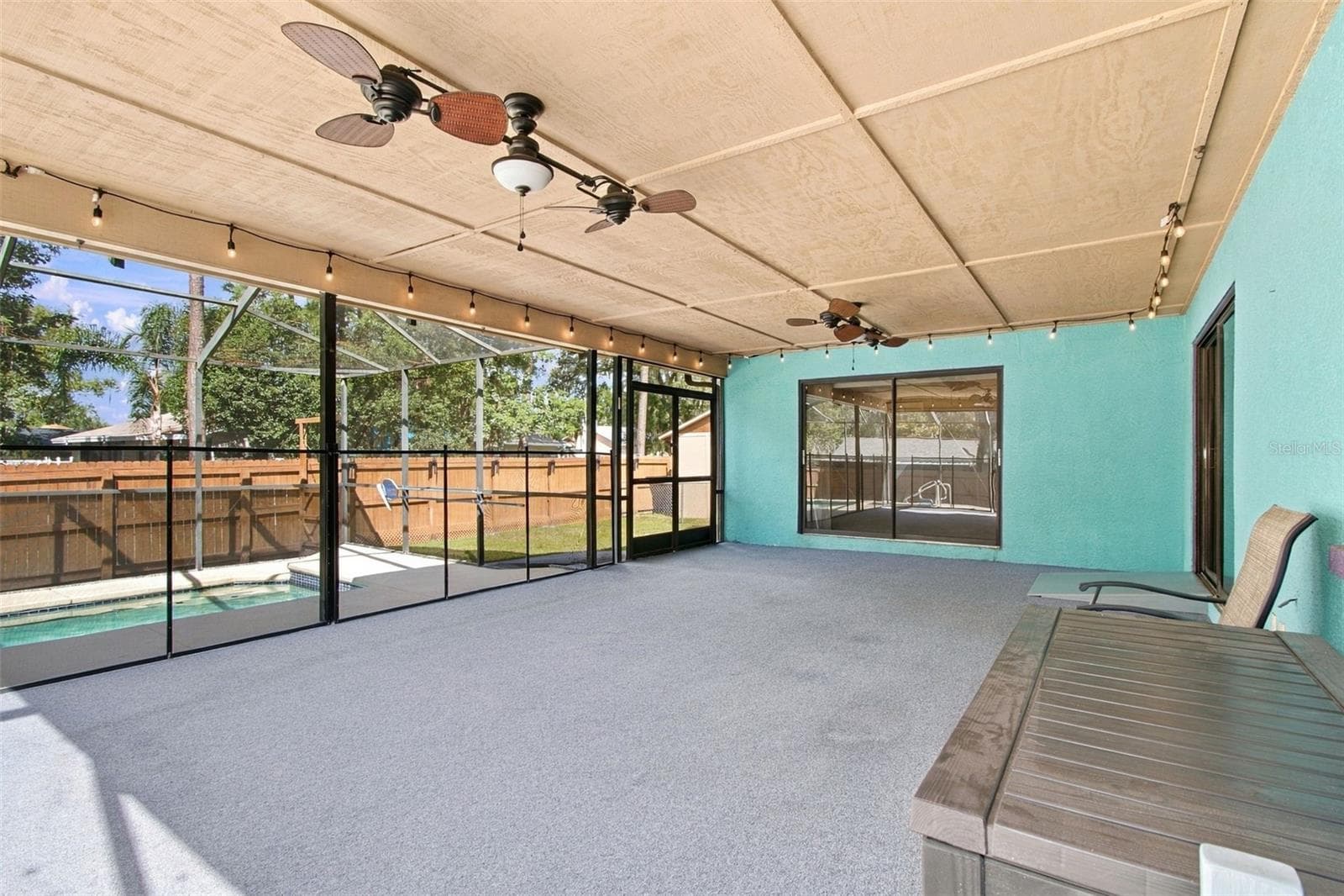 18X28 LANAI - 3180 LAKE SAXON DR, LAND O LAKES