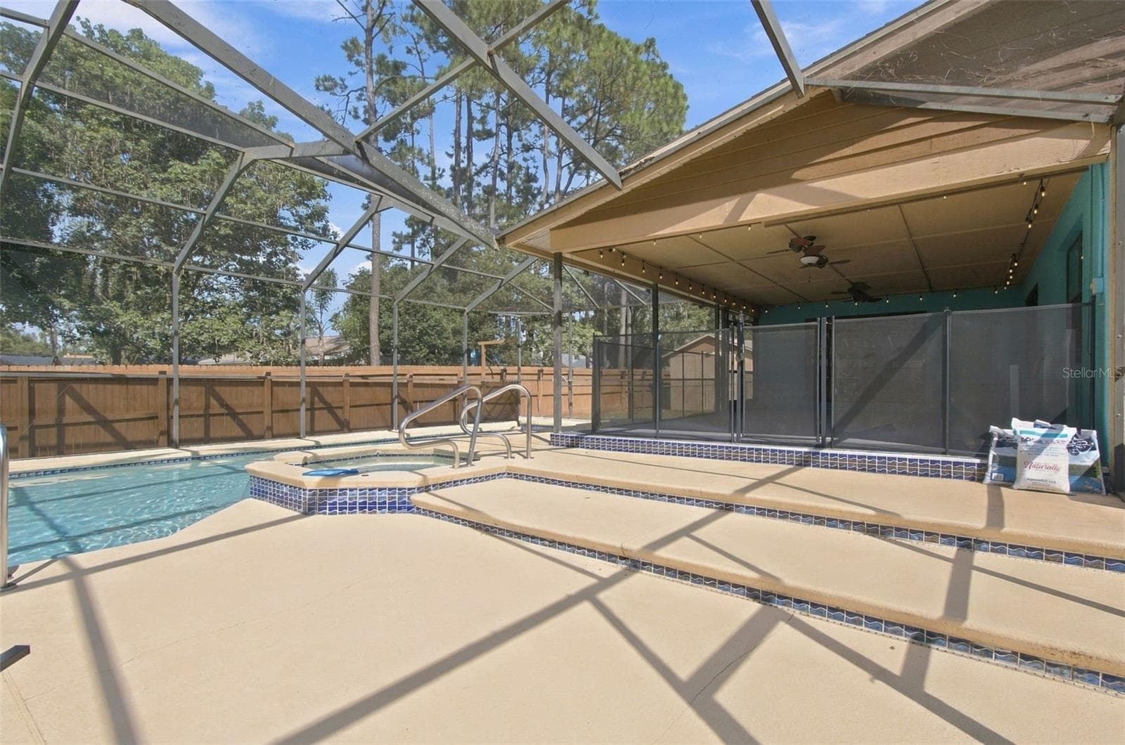 TERRACED DECK - 3180 LAKE SAXON DR, LAND O LAKES