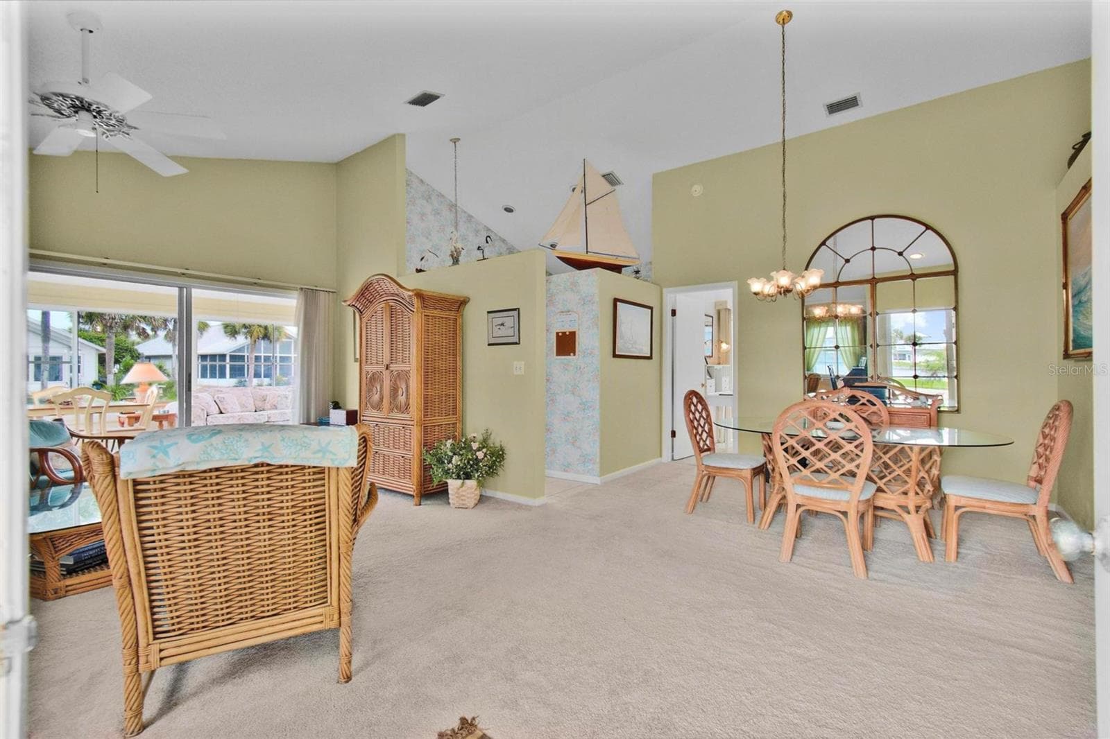 Living room -Dining room - 50 MEDFORD DR, PALM COAST
