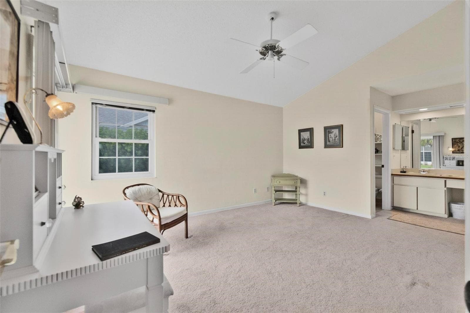 Owners suite with sliders to sit on patio and listen to the waves - 50 MEDFORD DR, PALM COAST