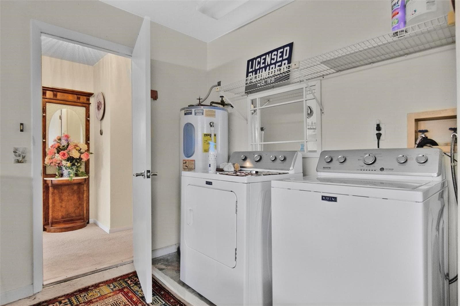 Washer/Dryer in garage - 50 MEDFORD DR, PALM COAST