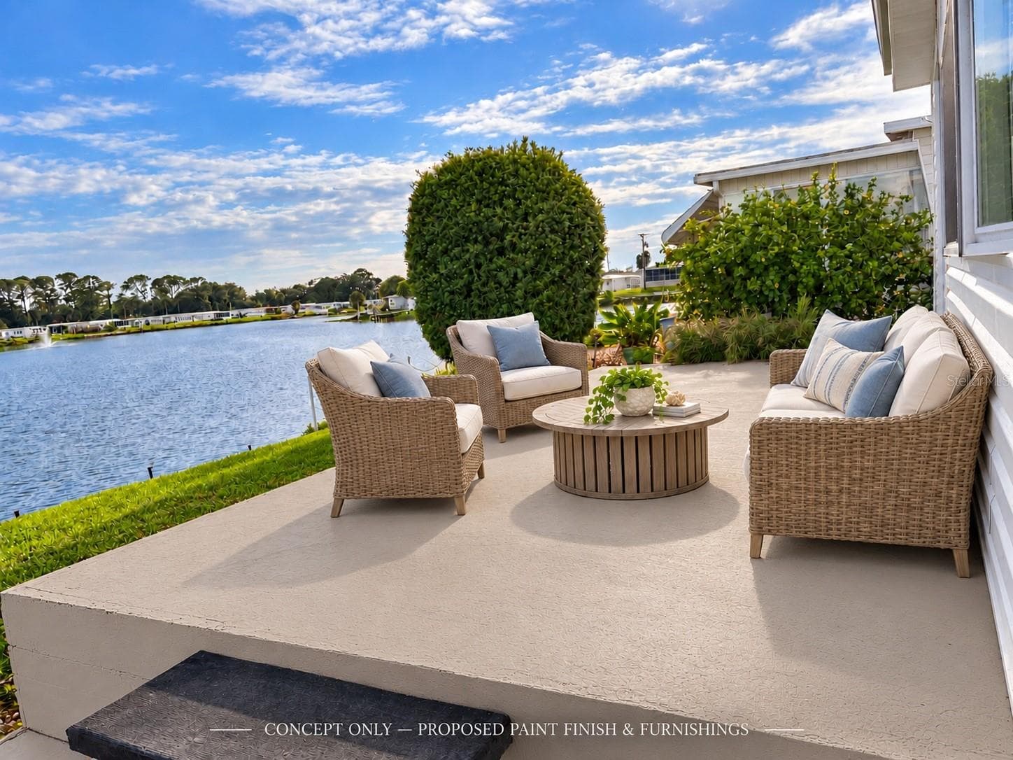 Concept for upper patio - 808 53RD AVE E #35, BRADENTON