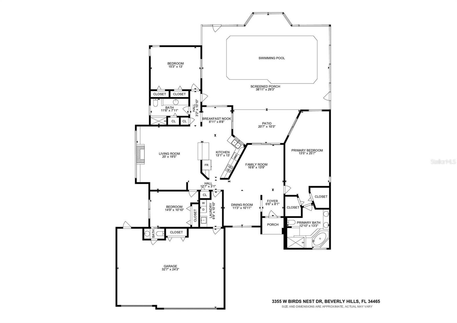 Single Family Residence at 3355 W BIRDS NEST DR, BEVERLY HILLS, photo 7 of 61
