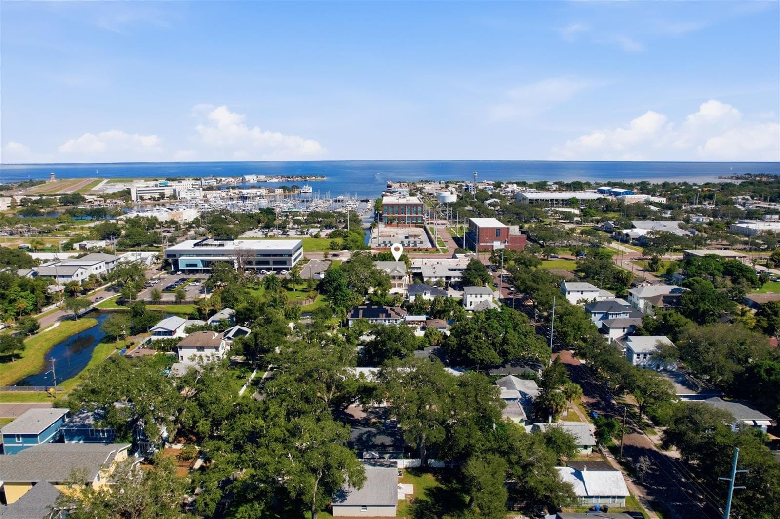 Aerial - note close proximity to downtown St Pete - 1208 5TH ST S, ST PETERSBURG