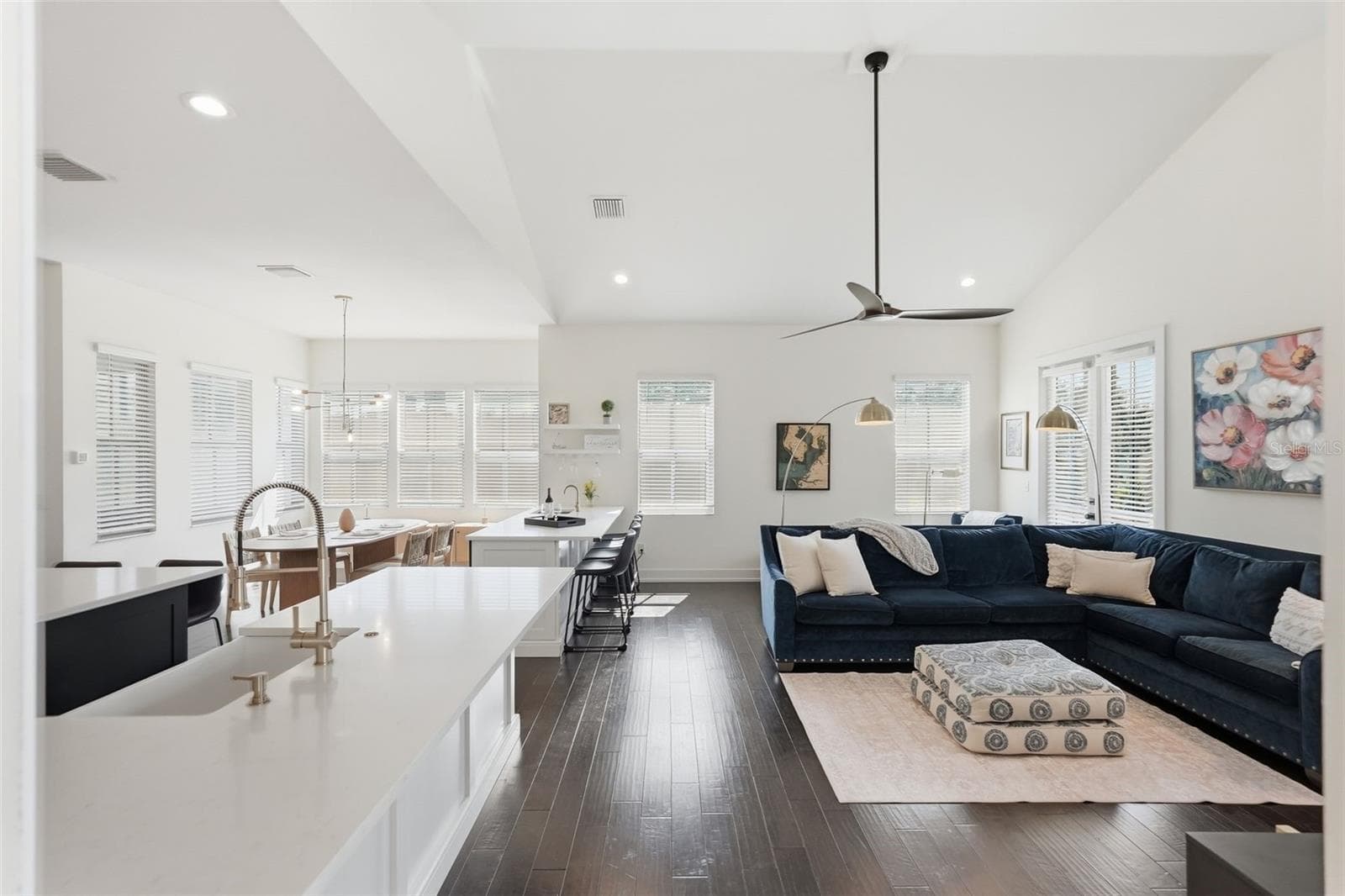 Kitchen and Living Room - 1208 5TH ST S, ST PETERSBURG