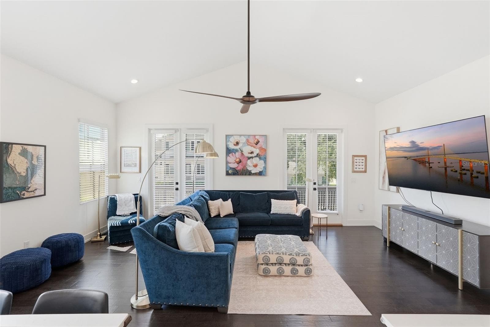 Living Room with Access to Porch - 1208 5TH ST S, ST PETERSBURG