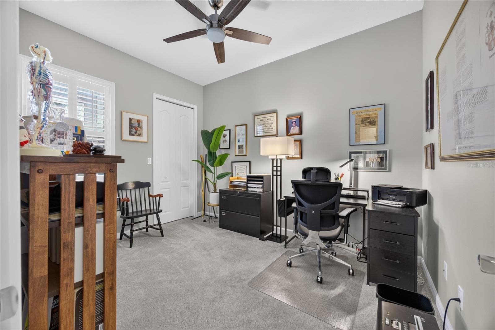 2nd Guest Bedroom - currently being used as an office. - 417 SE 10TH ST, OCALA