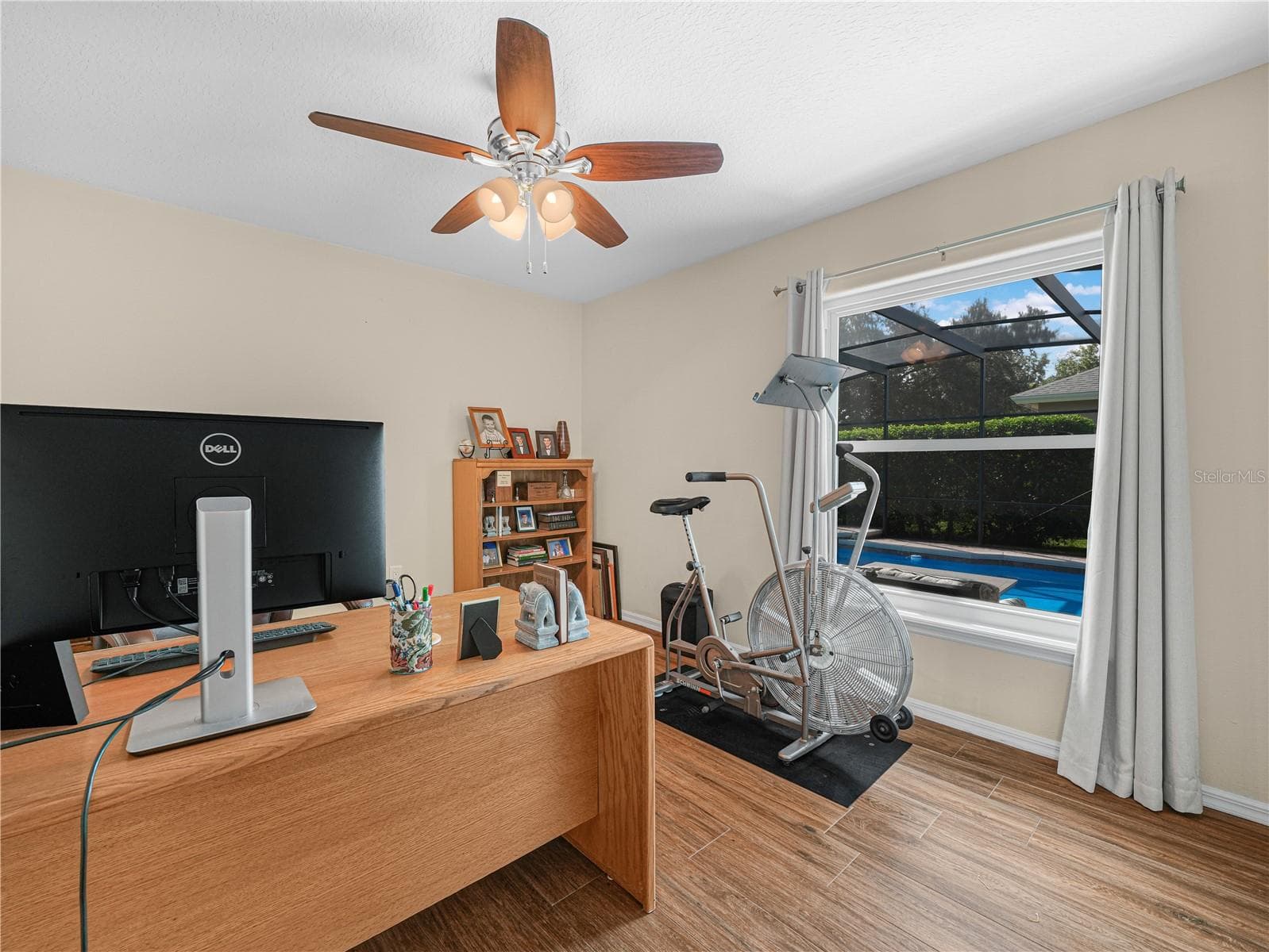 4th Bedroom currently used as an office - 5868 HIGH RIDGE LOOP, LAKELAND