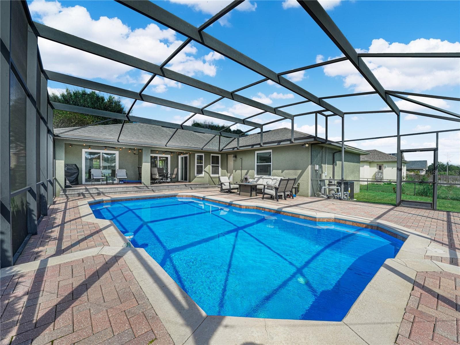 Salt Water and heated Pool is oversized and great for swimming laps - 5868 HIGH RIDGE LOOP, LAKELAND