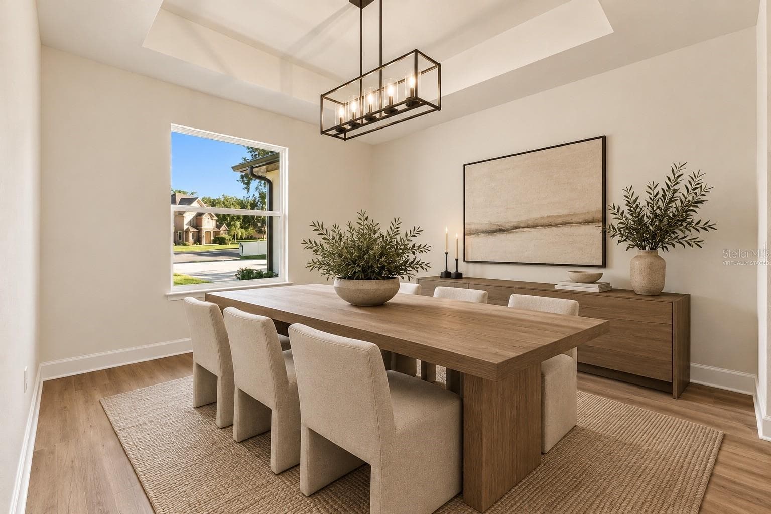Virtually stageddining room - 12014 SAPPHIRE DR, SPRING HILL