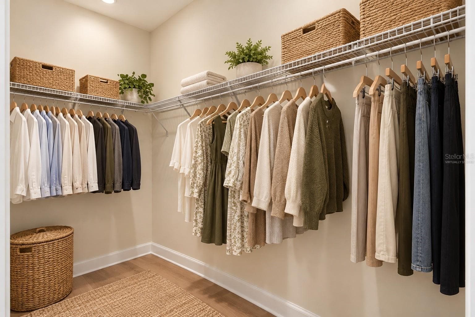 Virtually stagedmini suite walk-in closet - 12014 SAPPHIRE DR, SPRING HILL