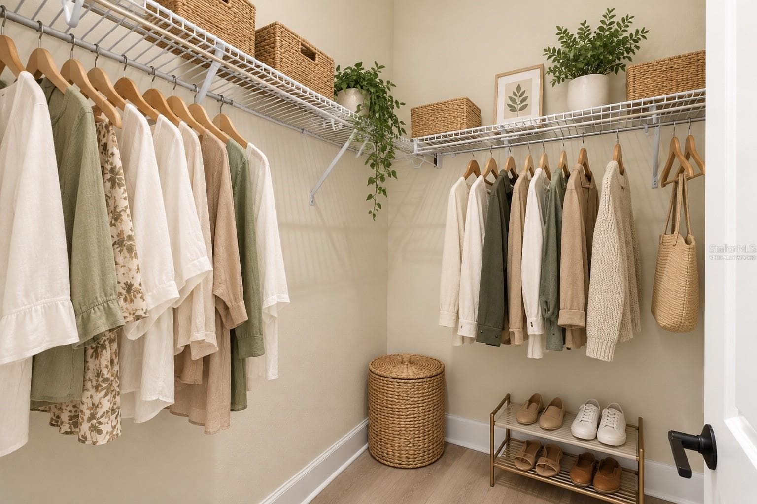 Virtually stagedfull size walk-in closet - 12014 SAPPHIRE DR, SPRING HILL