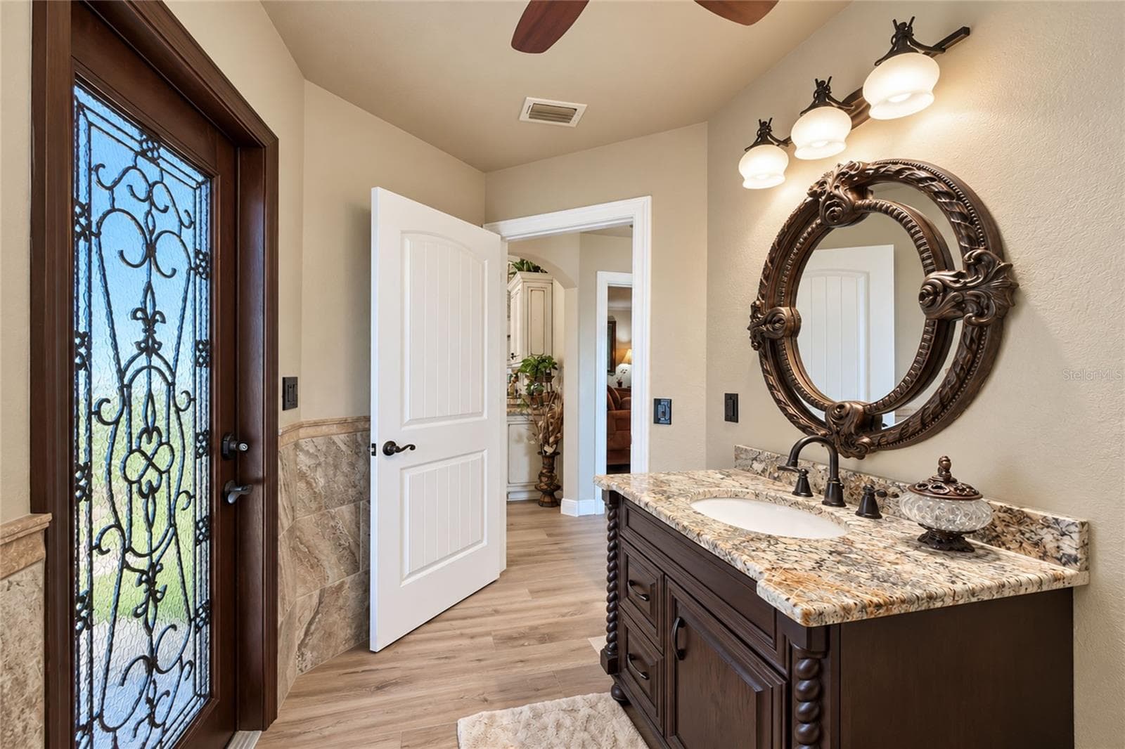 Guest Bath with Pool Access - 4282 GILLOT BLVD, PORT CHARLOTTE