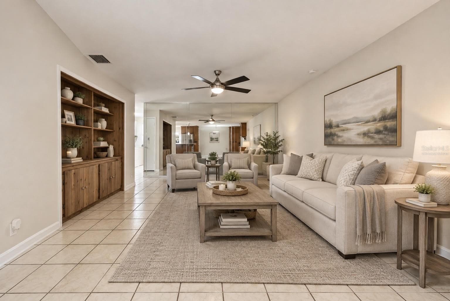 Virtually staged - 9401 N ROME CIR, TAMPA