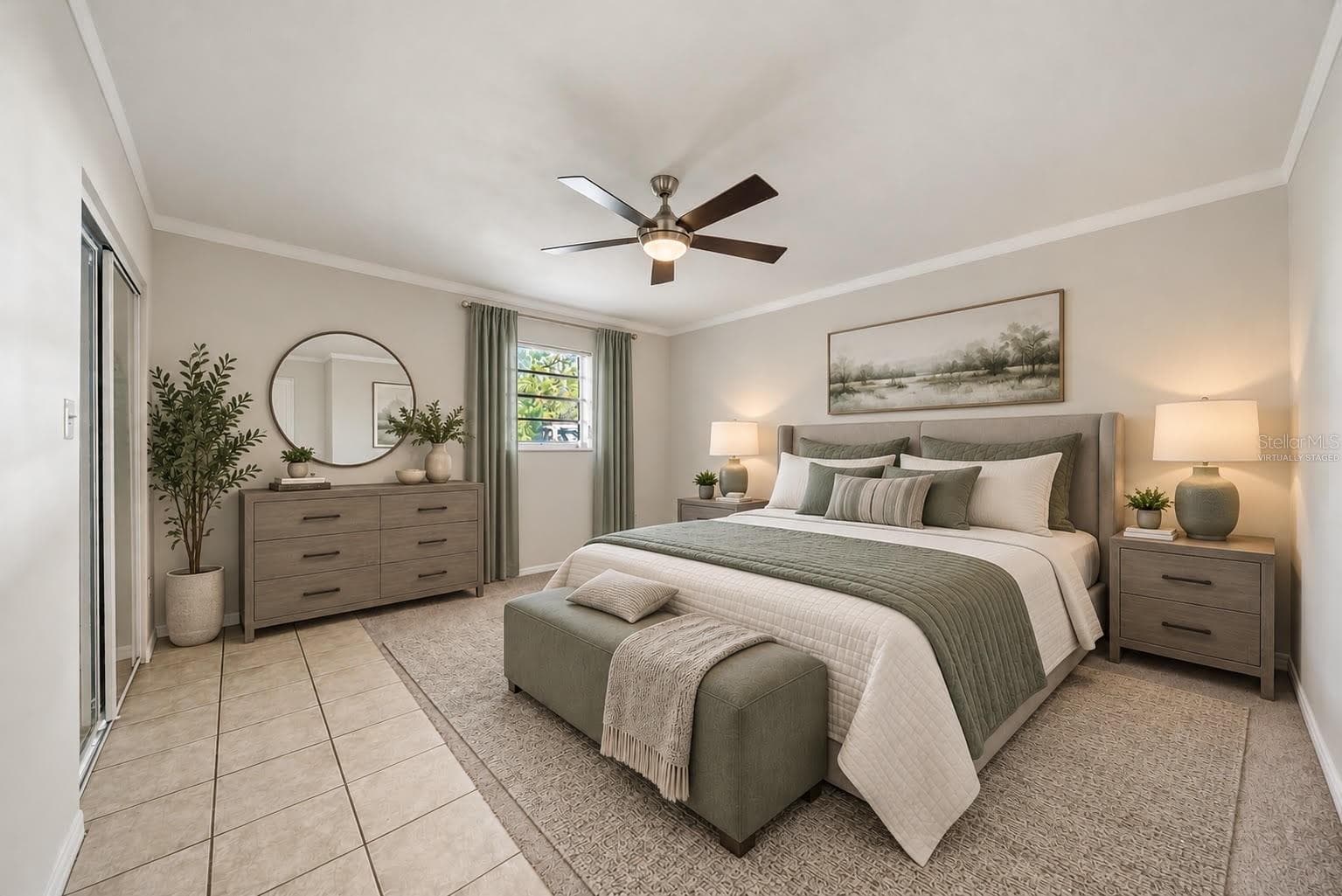 Virtually staged - 9401 N ROME CIR, TAMPA