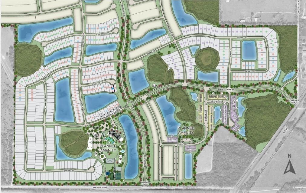 13521 Camelot Court Site Map - 13521 CAMELOT CT, PARRISH