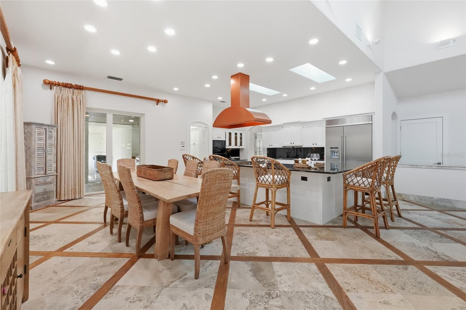 View of main Dining and Kitchen - 4307 CAMINO REAL, SARASOTA