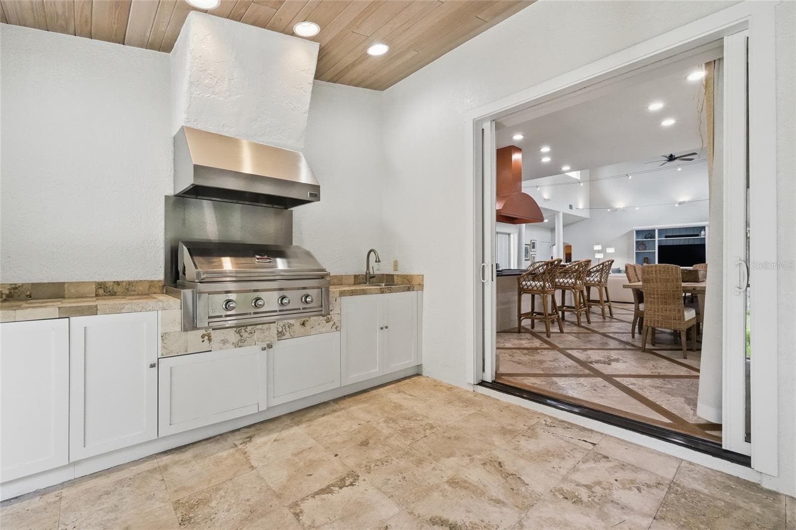 Summer Kitchen with Easy access to the Kitchen - 4307 CAMINO REAL, SARASOTA