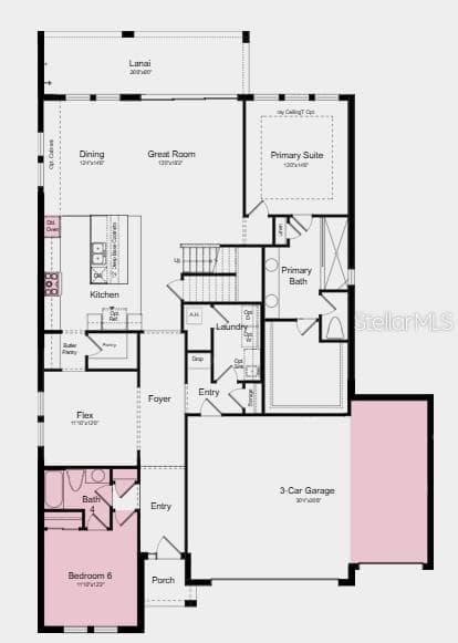 Floor 1 ~ Additional Highlights Include: pre-plumb for water softener, gas cooktop, and kitchen backsplash - 32551 SANDY BASIN WAY, MOUNT DORA