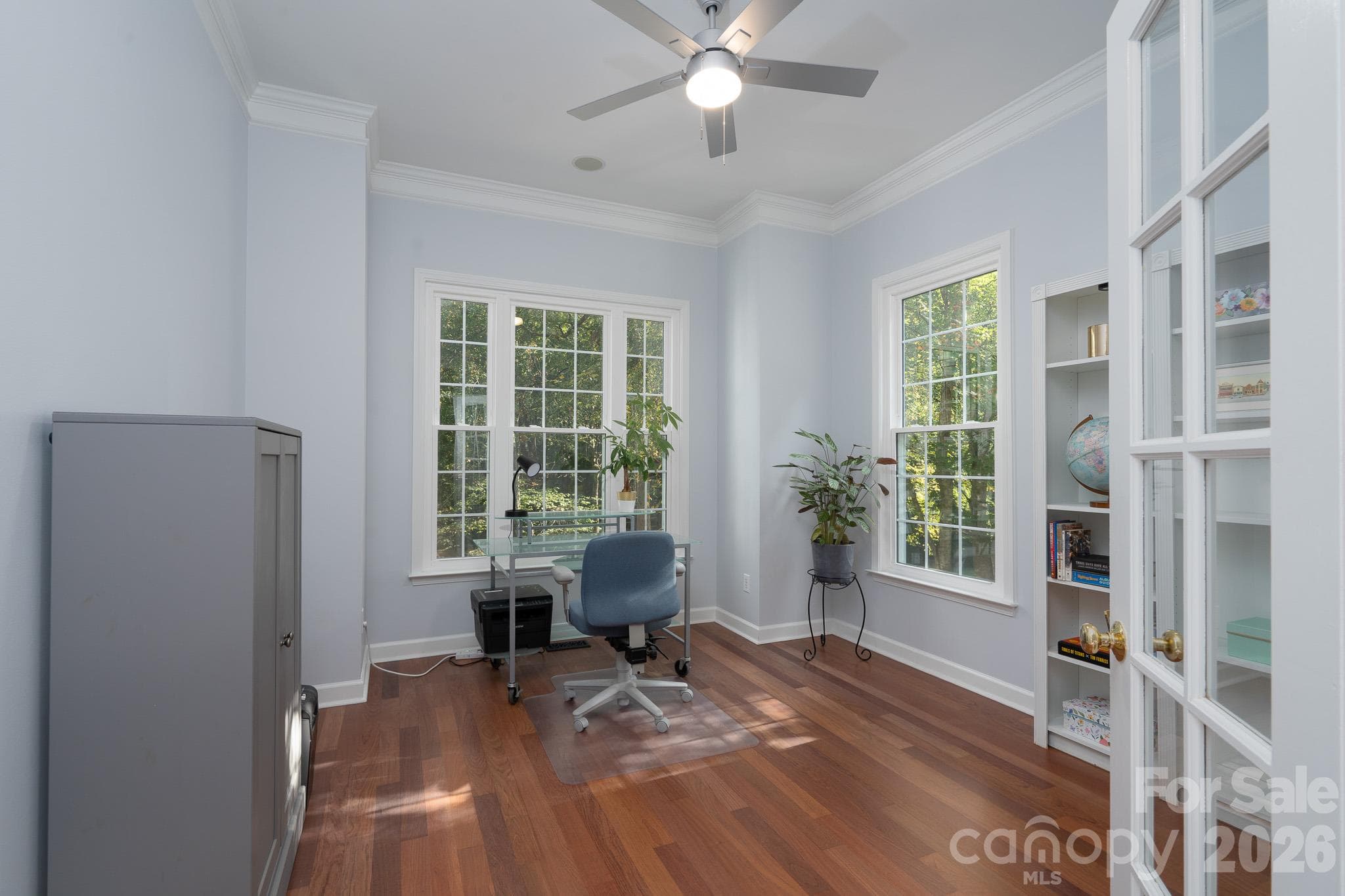 Designated office space on the main level - 1201 Beckford Glen Drive, Waxhaw
