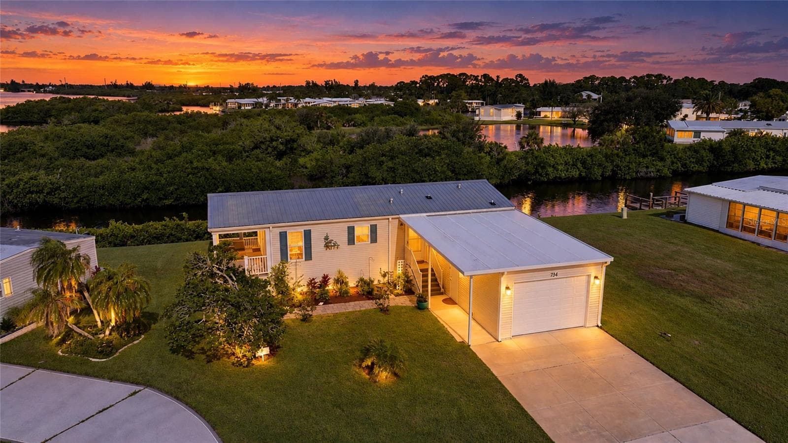 Dusk Photo - 734 BLACKBURN BLVD, NORTH PORT
