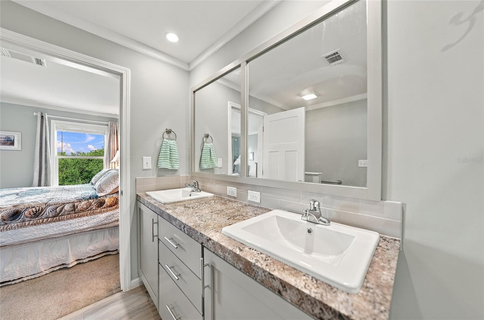 Primary Bath w/ dual sinks - 734 BLACKBURN BLVD, NORTH PORT