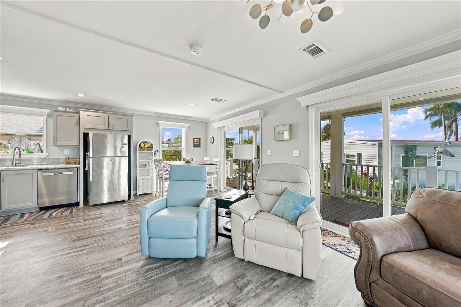 Living Room w/ water views - 734 BLACKBURN BLVD, NORTH PORT