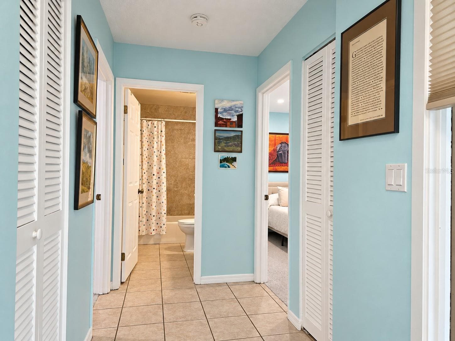 hallway to guest bedrooms - 2310 QUAIL CT, BRADENTON