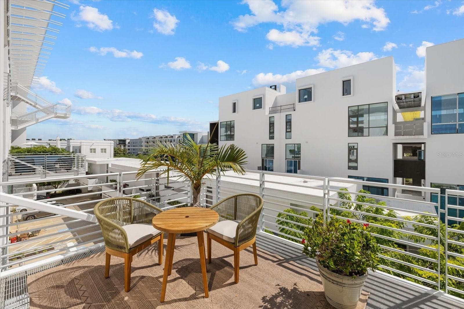 Terrace off the dining area - 1350 5TH ST #306, SARASOTA