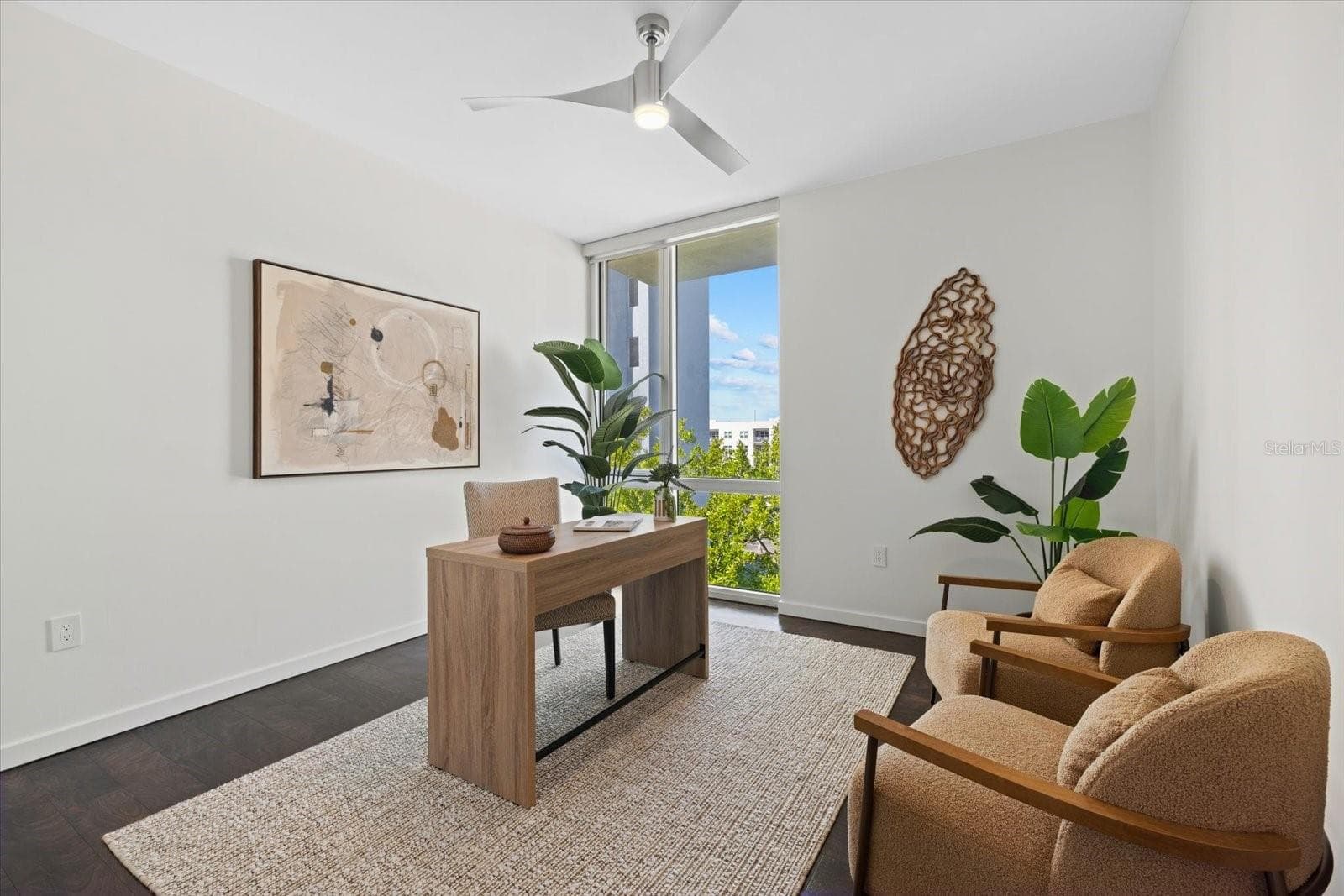Main level bedroom/office - 1350 5TH ST #306, SARASOTA