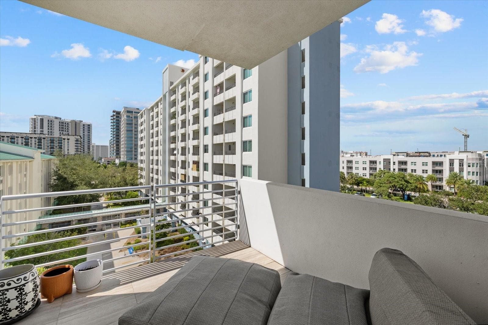Terrace off the primary bedroom - 1350 5TH ST #306, SARASOTA