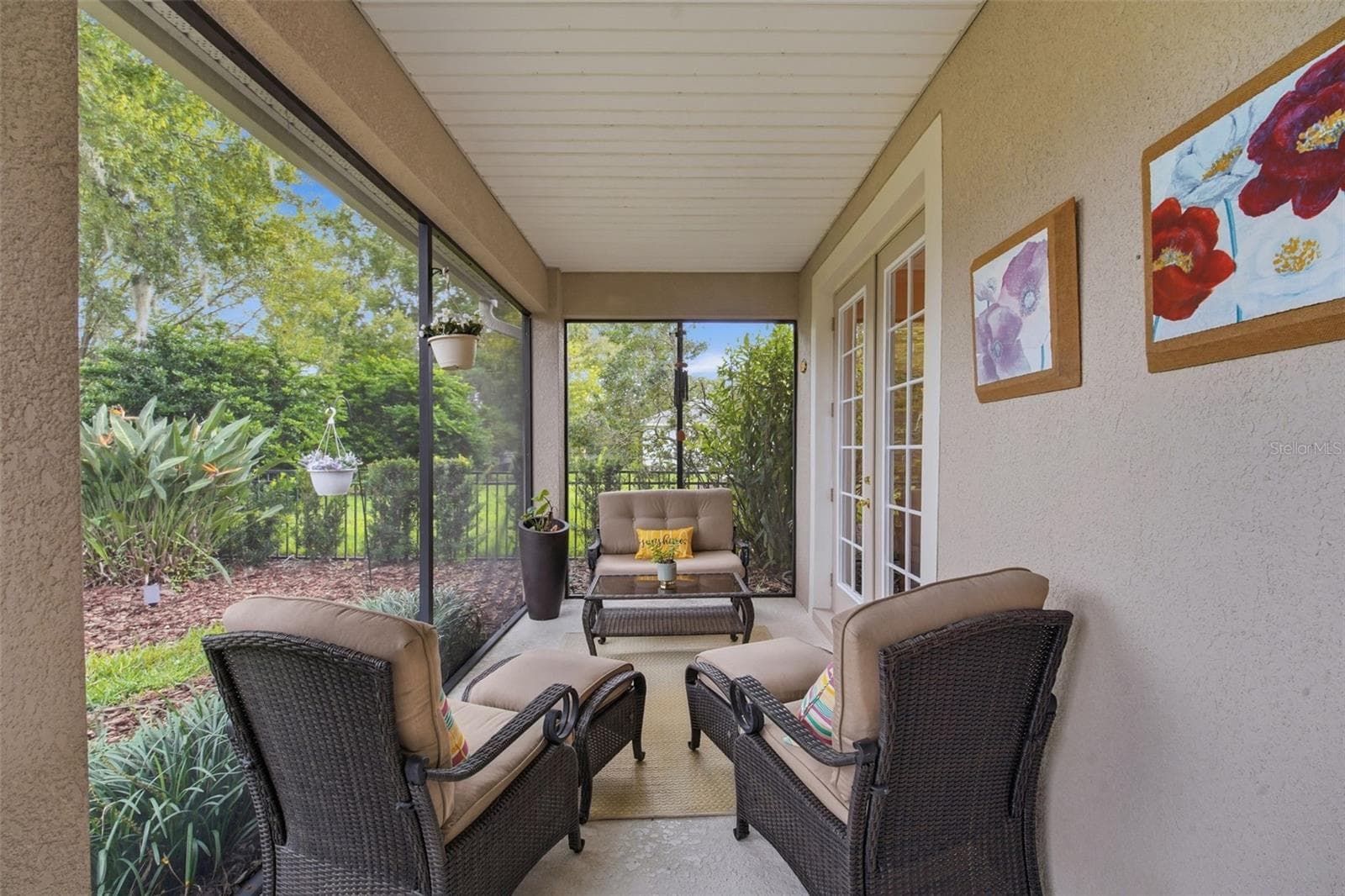Back Screened Porch - 1024 HERON POINT CIR, DELAND