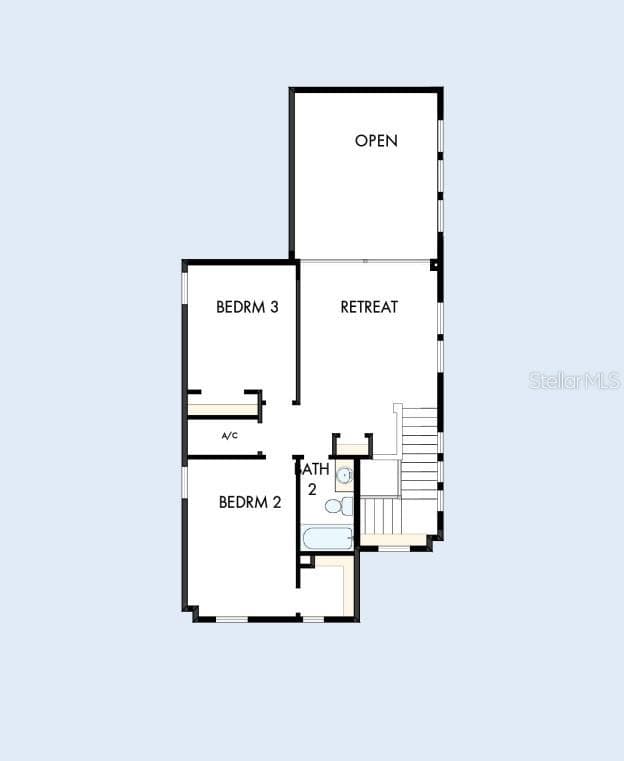 Floor Plan Second Floor - 6366 ROVER WAY, ST CLOUD