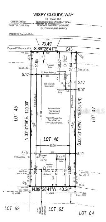 12212 Wispy Clouds Way Plot Plan - 12212 WISPY CLOUDS WAY, HUDSON
