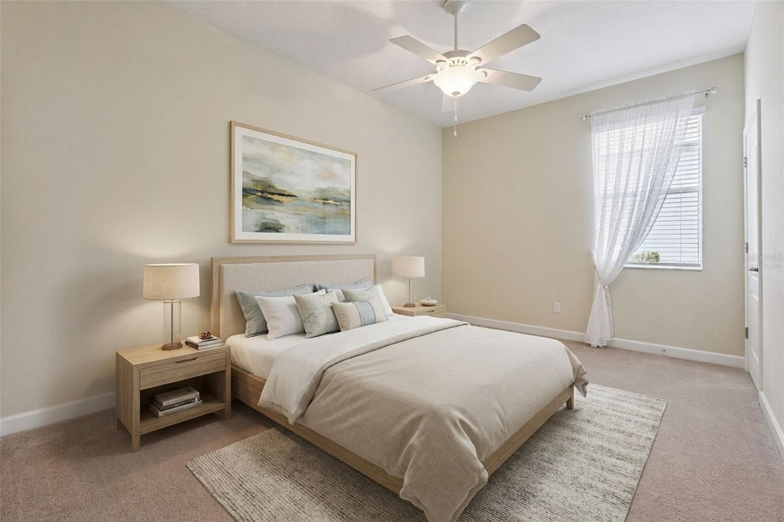 Virtually staged bedroom - 2892 SANDY CAY ST, CLERMONT