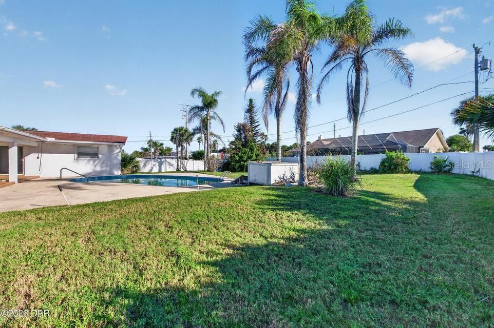 Fenced Back Yard - 227 FAIRWAY DR, ORMOND BEACH