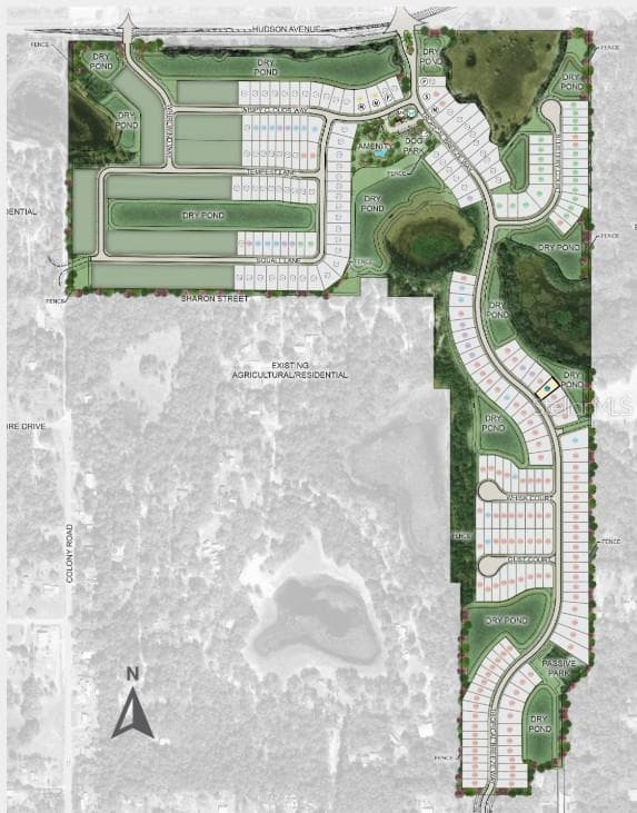 13648 Tropical Breeze Way Sitemap - 13648 TROPICAL BREEZE WAY, HUDSON