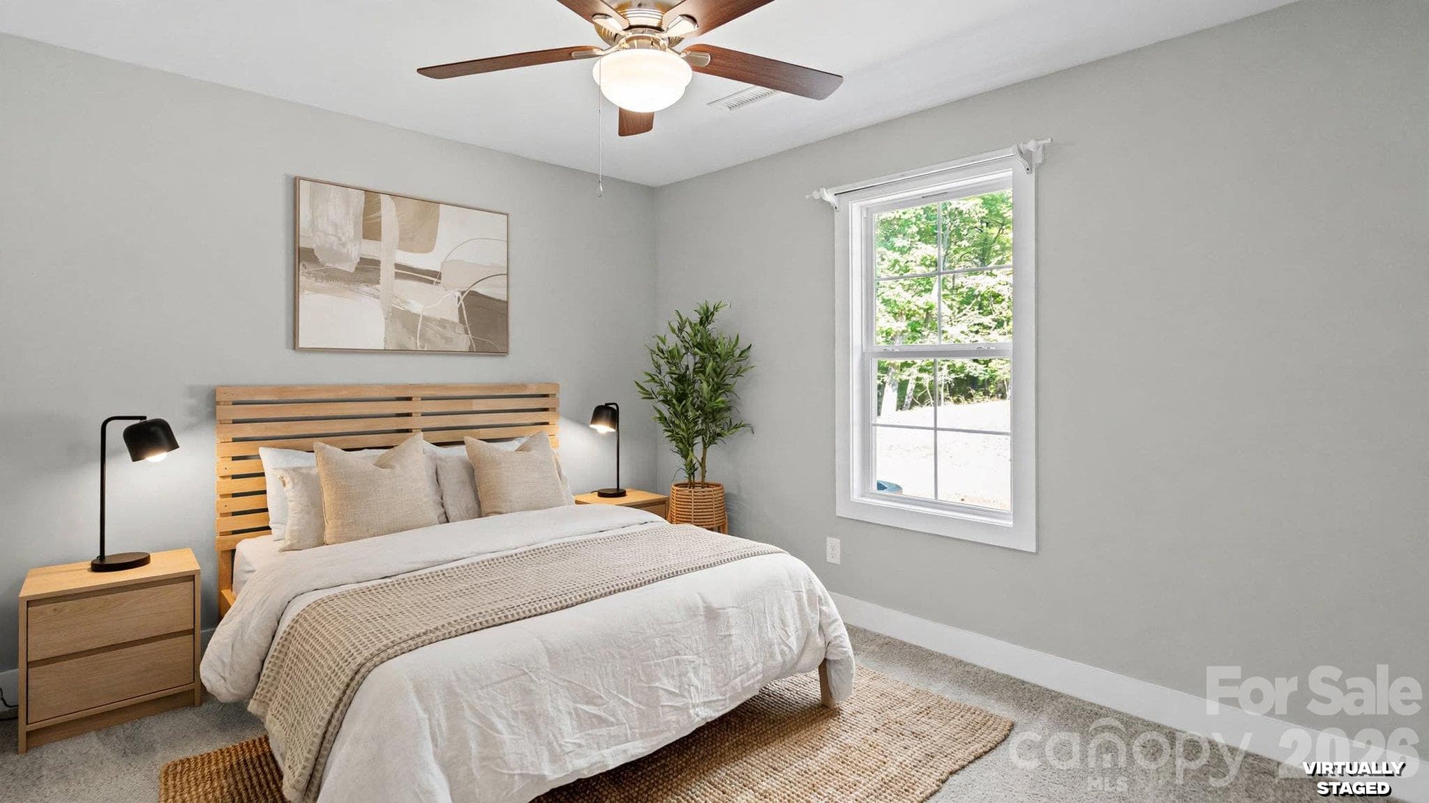 Bedroom 3 Virtually staged - 1522 Snuggs Park Road, Albemarle