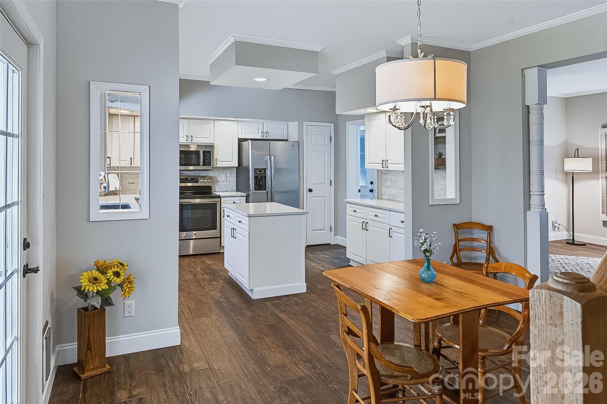 Looking into the kitchen - 2122 N Rugby Road, Hendersonville
