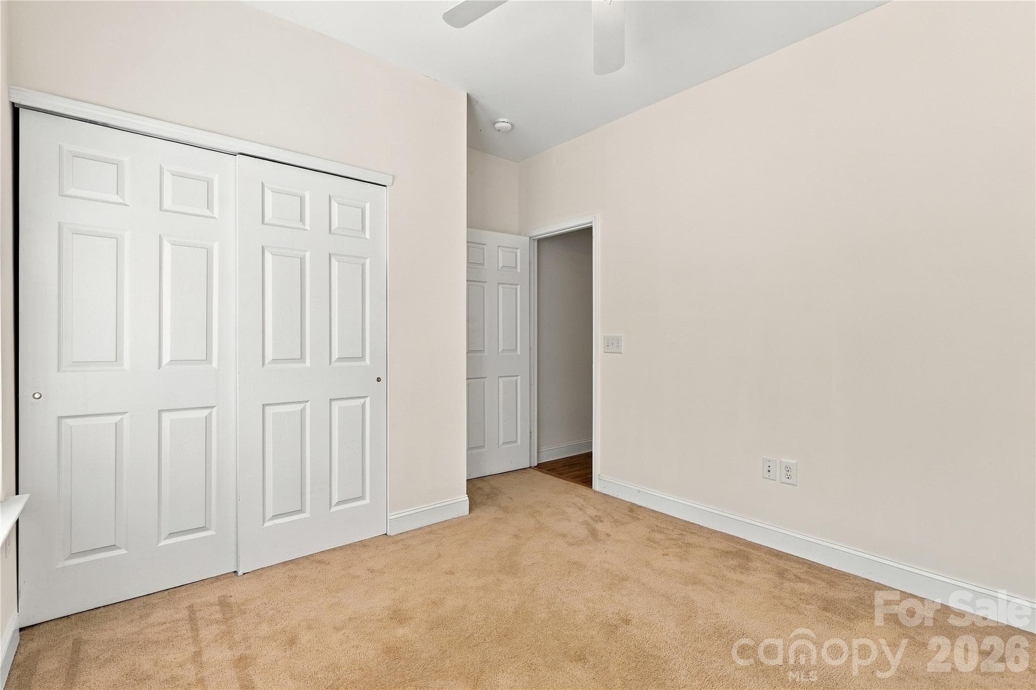 A roomy closet with double doors gives this bedroom smart storage. - 327 Annaberg Lane, Monroe