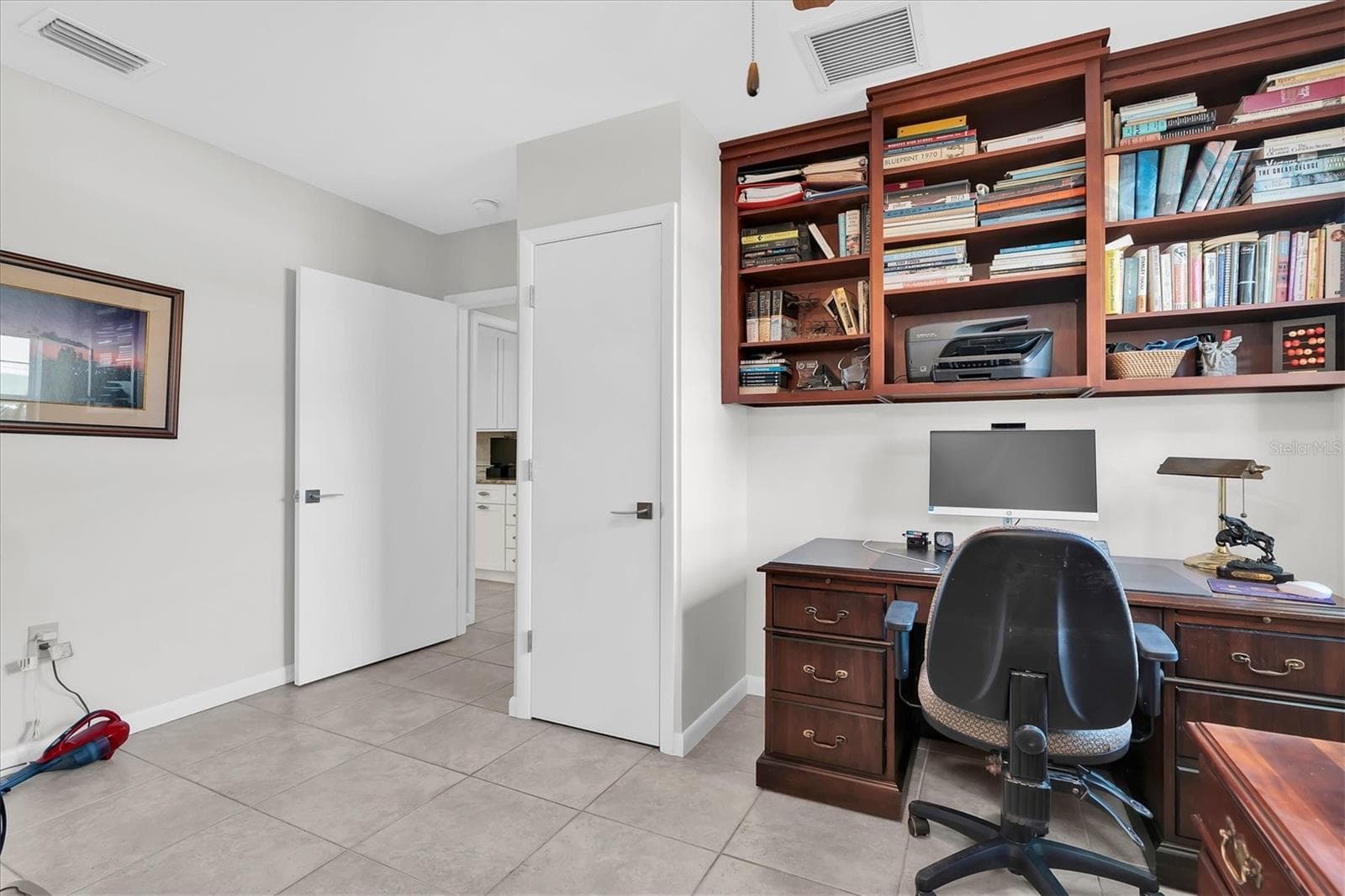 4th bedroom is currently used as a home office. - 7106 PALM DR, HOLMES BEACH