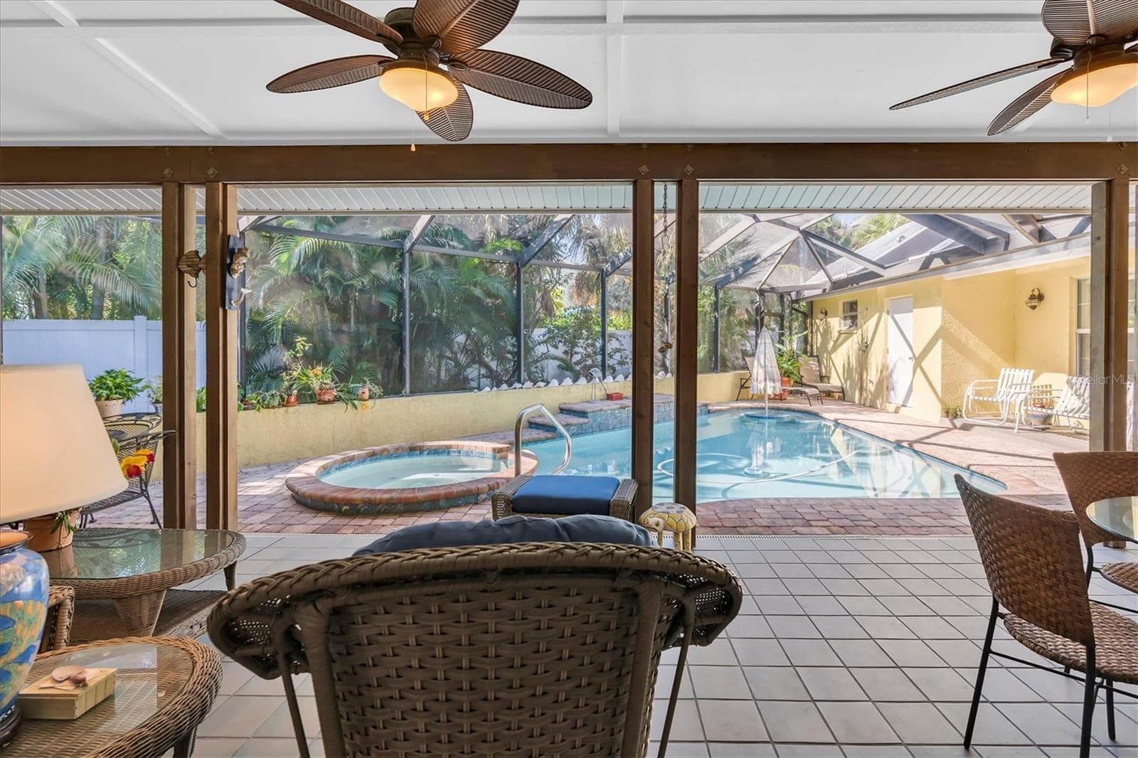 View from Florida room - 7106 PALM DR, HOLMES BEACH