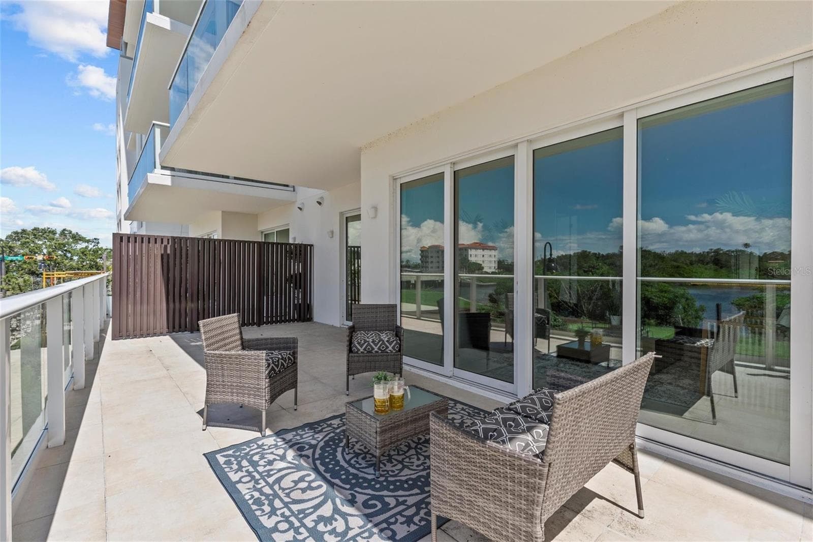 balcony - 1020 SUNSET POINT RD #112, CLEARWATER