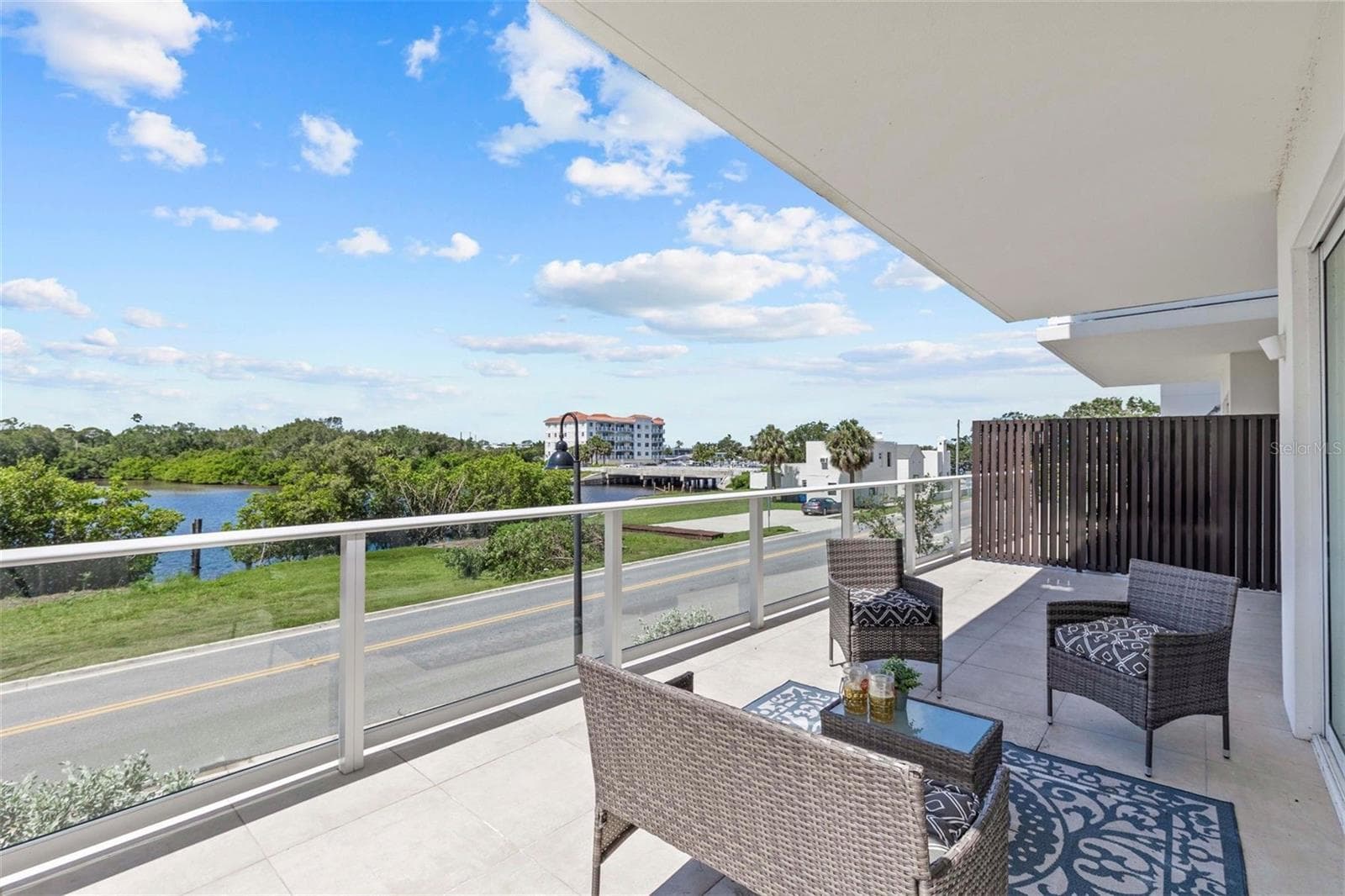 balcony view - 1020 SUNSET POINT RD #112, CLEARWATER