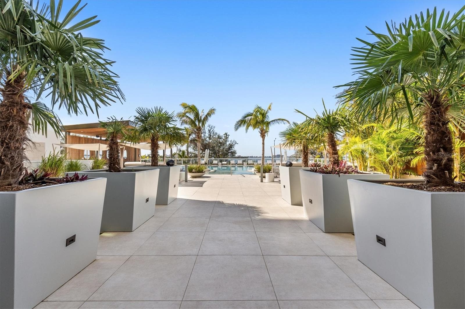 pool view - 1020 SUNSET POINT RD #112, CLEARWATER