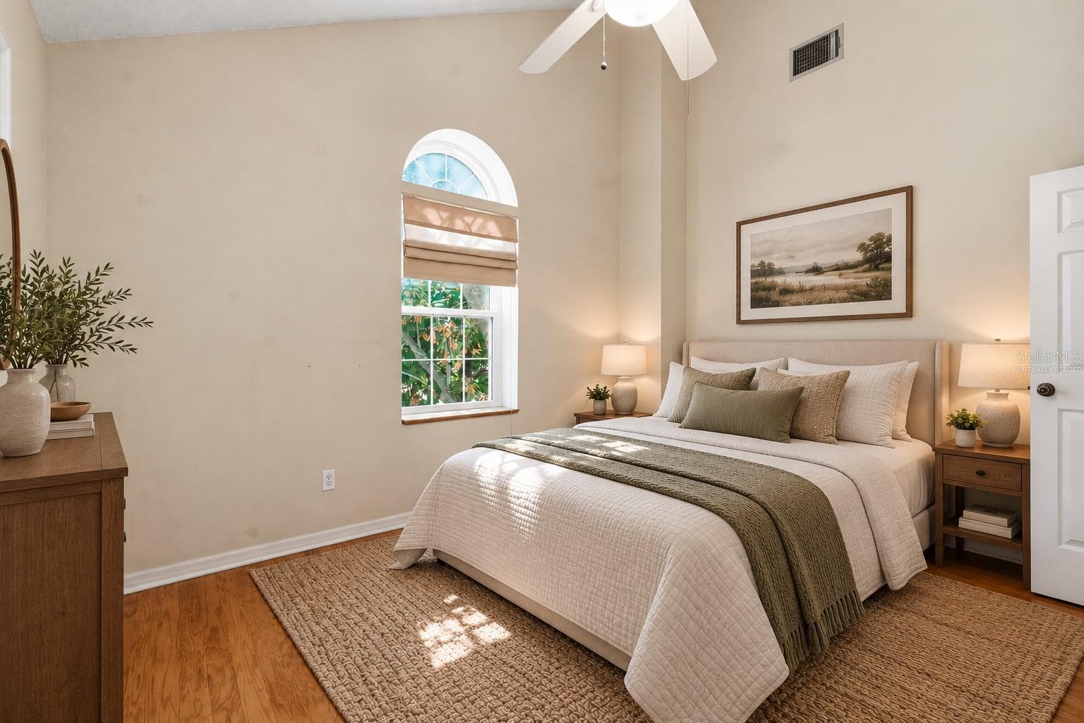 Bedroom Virtually Staged - 4369 14TH WAY NE, ST PETERSBURG