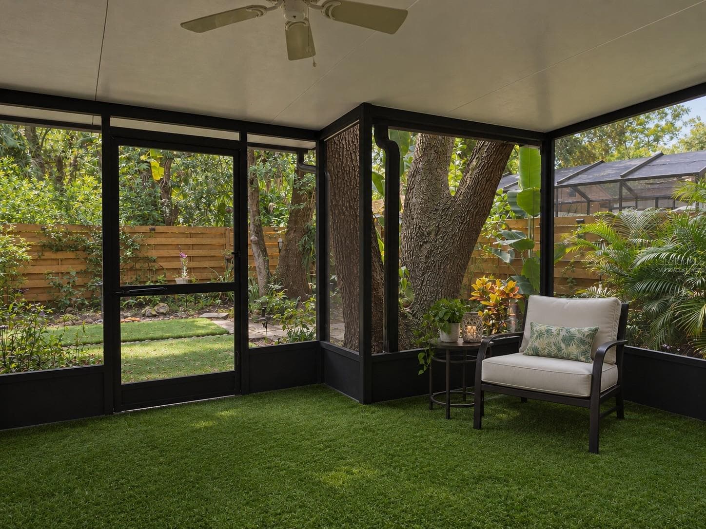 Virtually Staged large screened lanai - 2310 QUAIL CT, BRADENTON