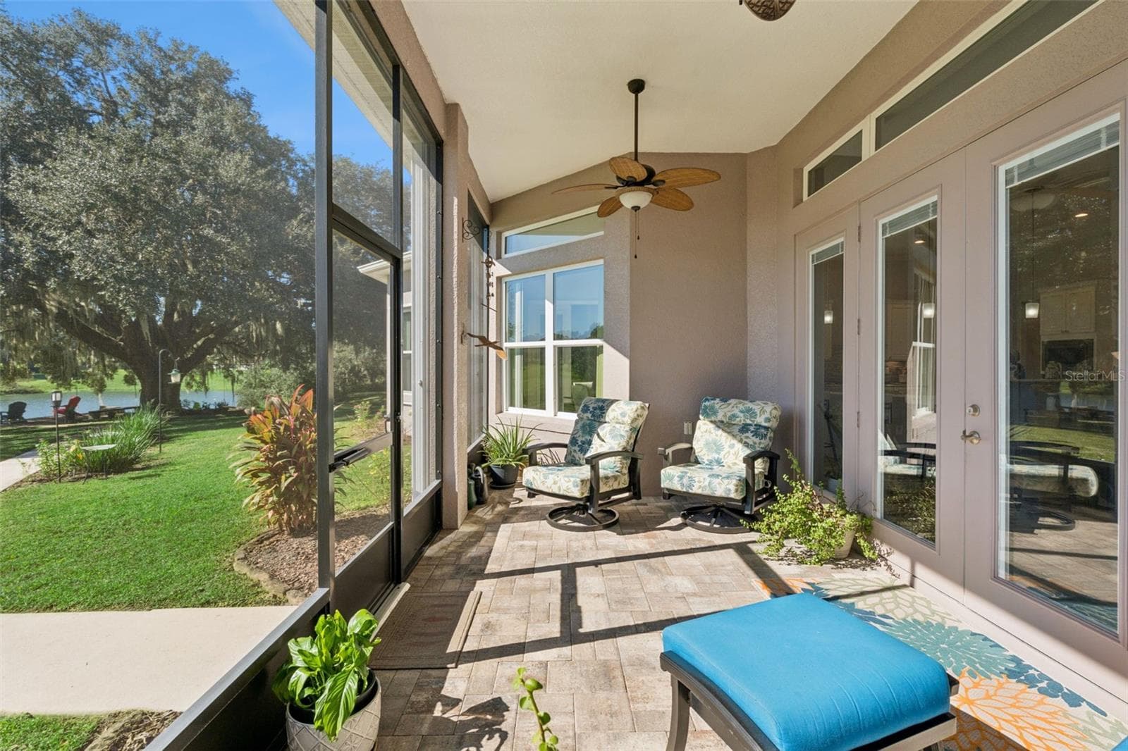 Spectacular view from the covered lanai - 36819 WOLF CT, EUSTIS