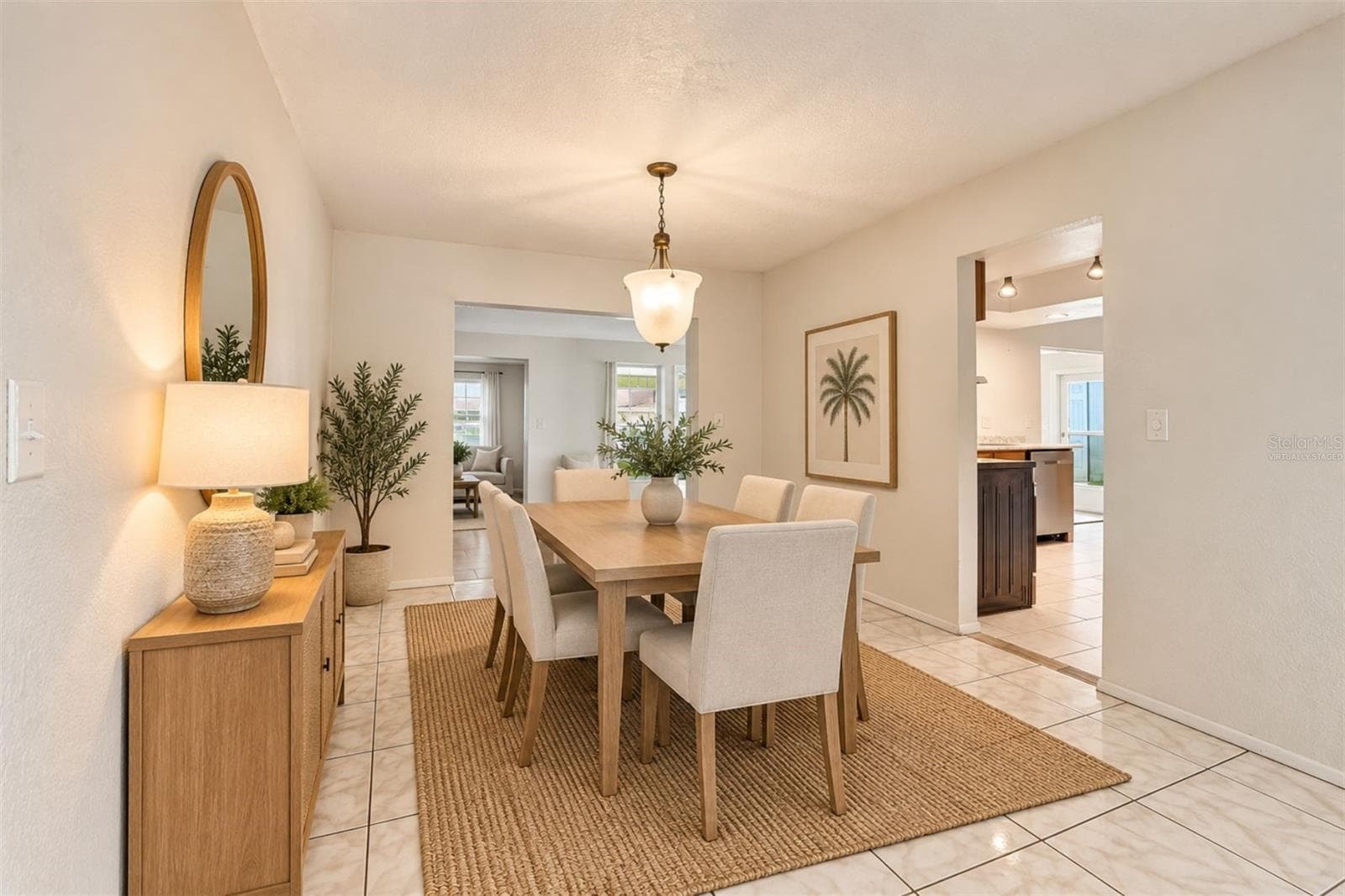 Virtually Staged Dining Room - 6457 OTIS RD, NORTH PORT